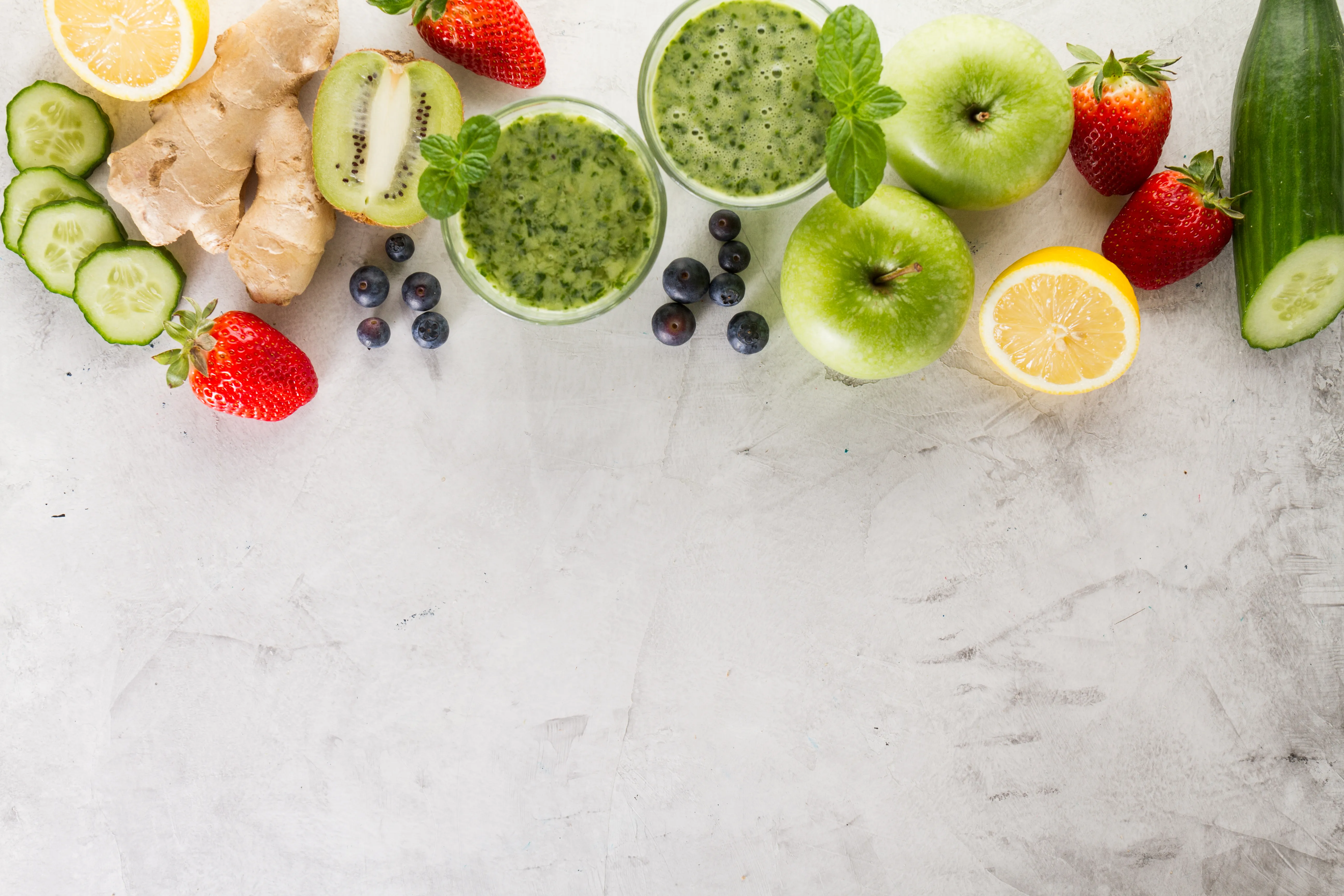 Fresh vegetables and fruits
